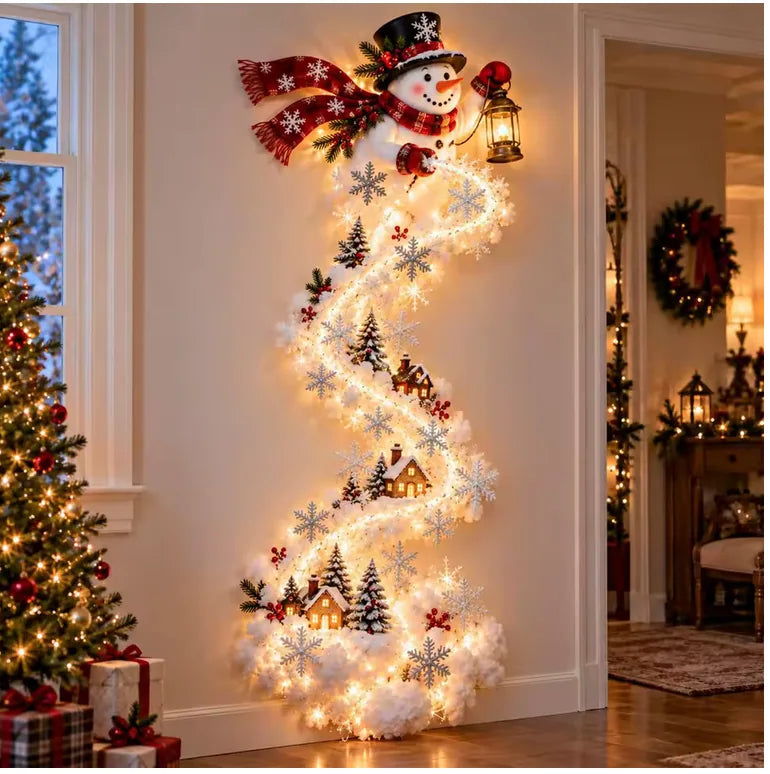Decorazione Natalizia LED da Parete