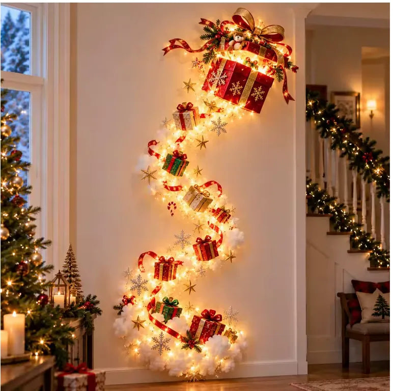 Decorazione Natalizia LED da Parete